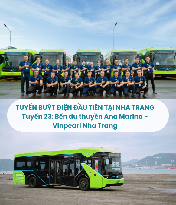 VINBUS CHÍNH THỨC VẬN HÀNH TUYẾN BUÝT ĐIỆN ĐẦU TIÊN TẠI NHA TRANG TỪ NGÀY 08/11/2024